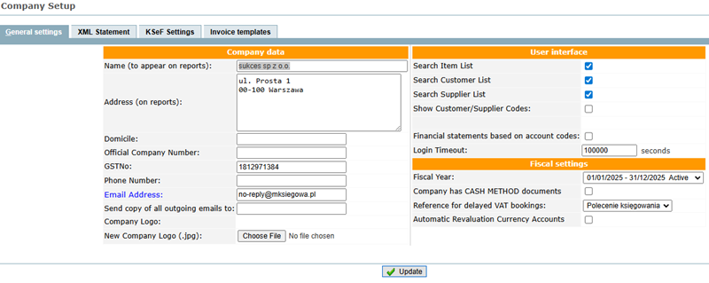 online accounting program configuration