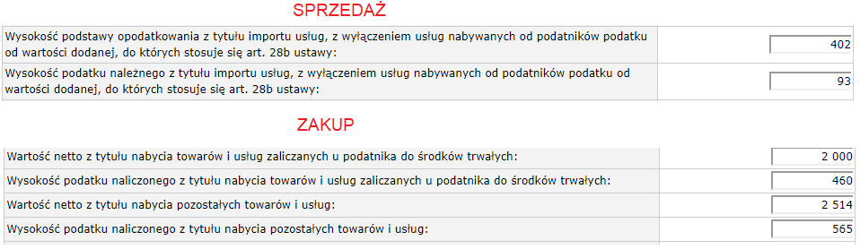 jpk mf jpk v7 - import usług - deklaracja jpk_v7